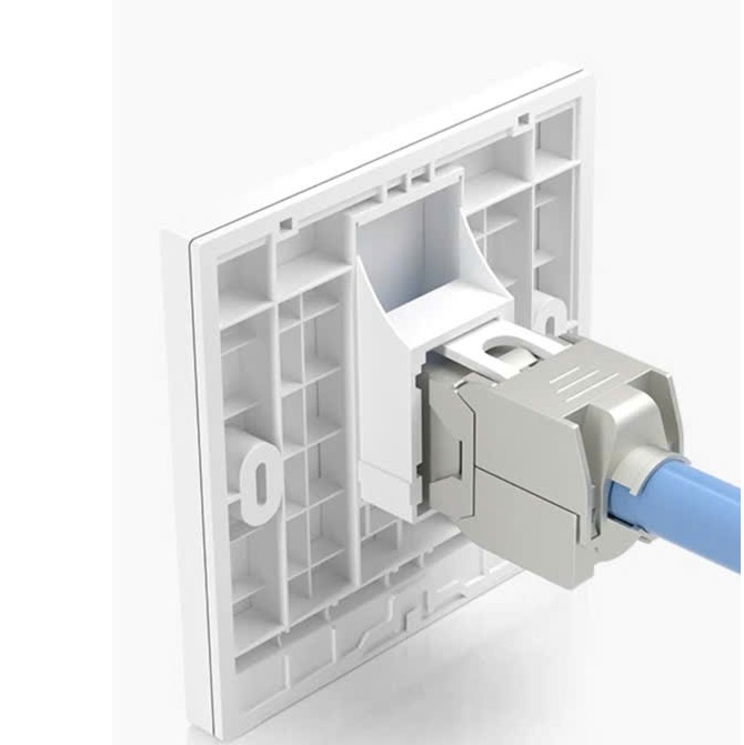 Ổ cắm RJ45 đa năng CAT6A FTP Shielded có chống nhiễu (100/1000) Ancomteck , mã ACT-S6A-001